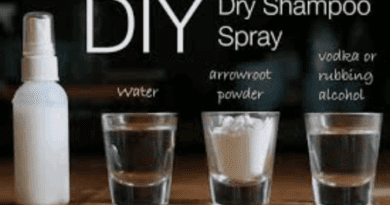 DIY dry shampoo