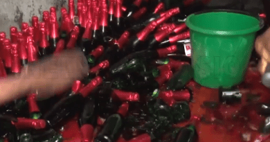 NAFDAC uncovers factories in Abia market where fake wines and fizzy drinks are being produced (video/photos)