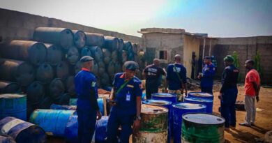 NSCDC Uncovers llegal Refinery in Niger State