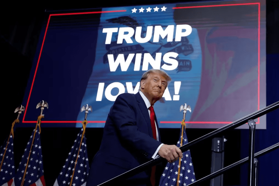 Trump Makes History as he Easily Wins Lowa Caucus in Landslide First Vote of 2024 Presidential Race