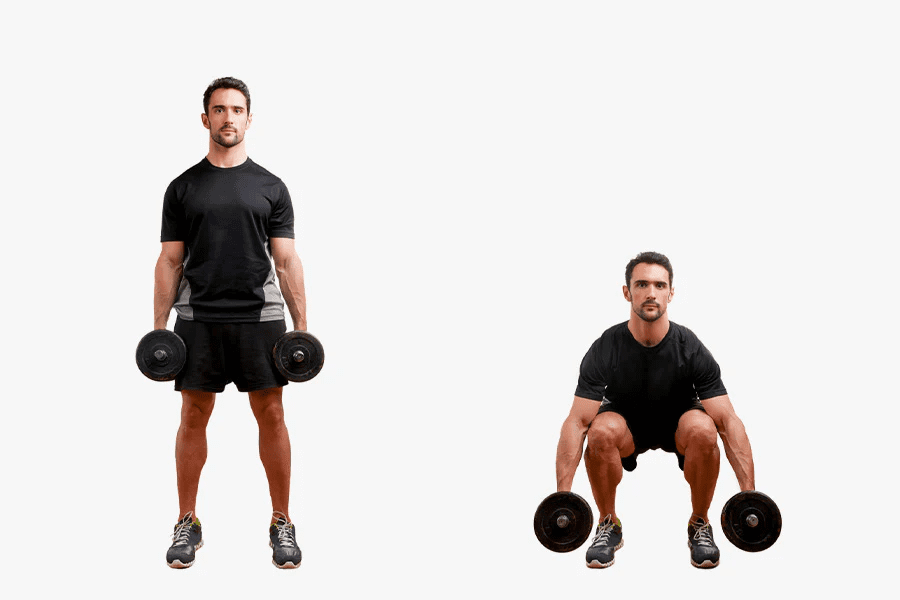 The Ultimate Workout: Squats with Dumbbells
