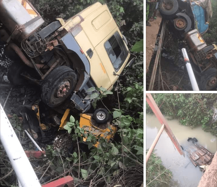 Two Die as Car Plunges Into Ogun River (video)