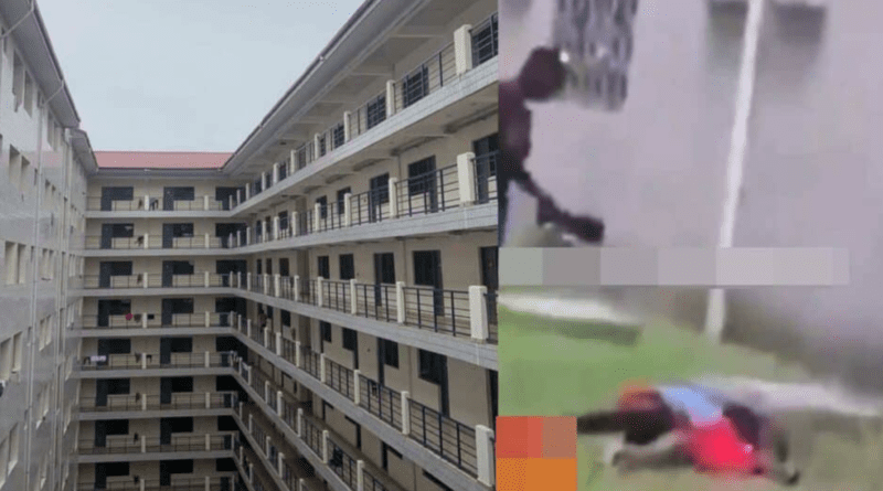 Cleaner jumps from the 7th floor when caught trying to rape a student