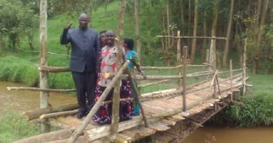 "Shame on you" Ugandan Senator gets called out after proudly showing off bridge he constructed for his constituents