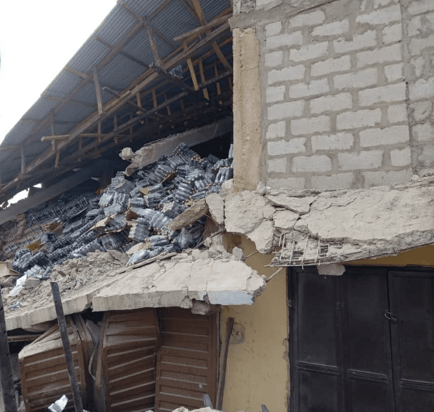 Several trapped as building collapses in Minna