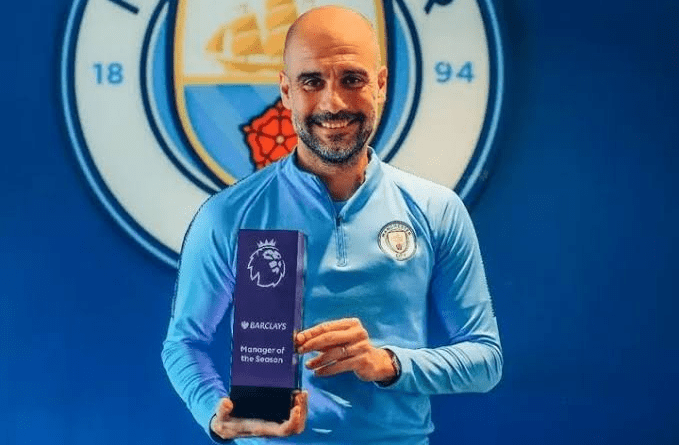 Pep Guardiola wins EPL Manager Of The Season Award