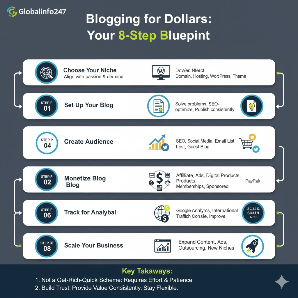 How to Start a Profitable Blog and Earn in Dollars