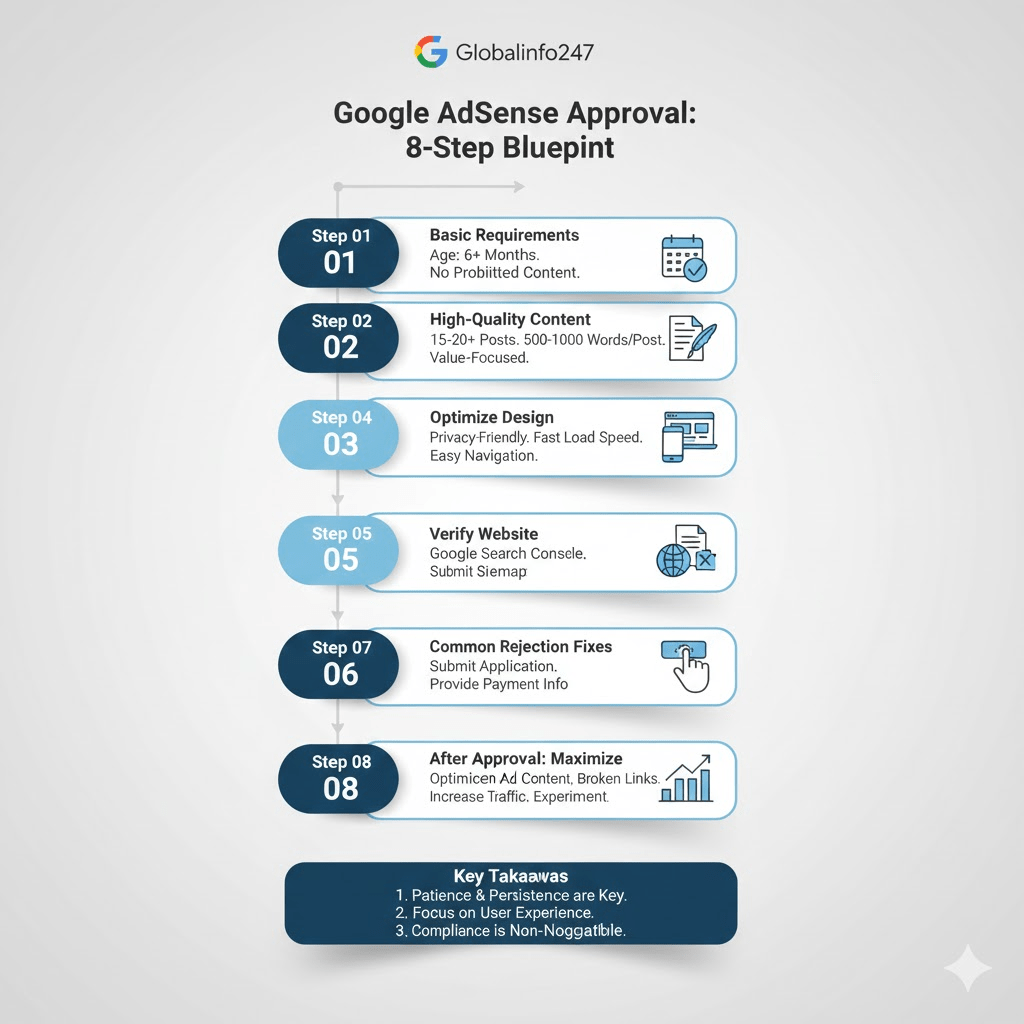 Google AdSense Approval Guide: How to Get Accepted Fast