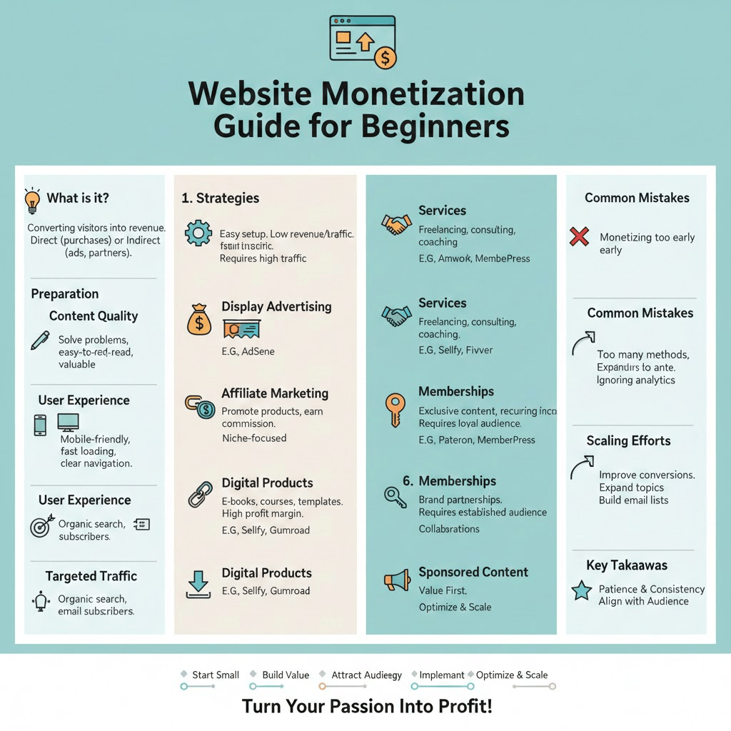 Website Monetization Strategies for Beginners