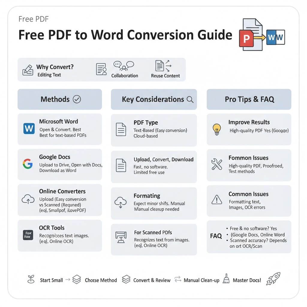 How to Convert PDF to Word