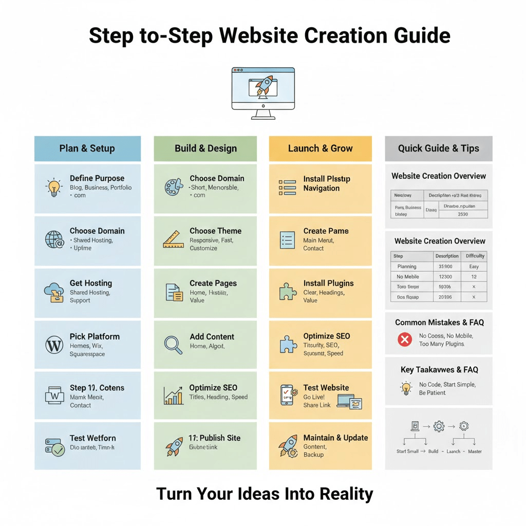How to Create a Website